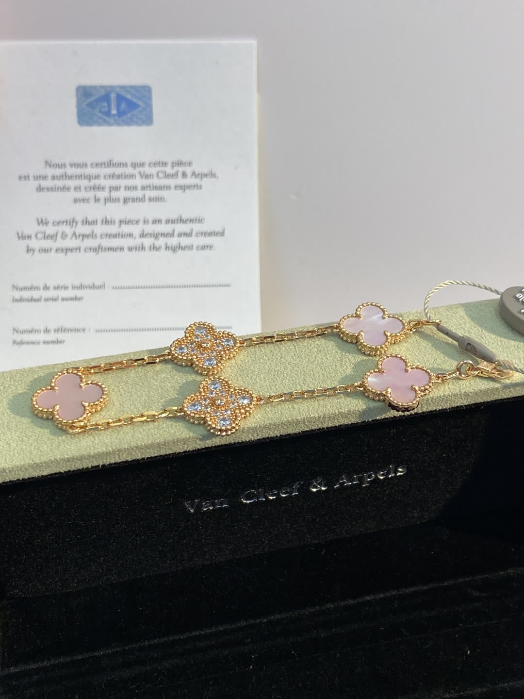 Van Cleef & Arpels Alhambra Pink Gold Bracelet
